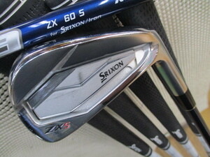 ■723■中古■スリクソン■ZX5■FORGED■6本(5～9.P)■純正ディアマナZX60カーボン■S■