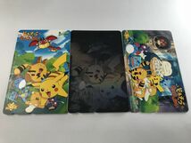 A616 未使用 劇場版 ポケットモンスター ピカチュウたんけんたい テレホンカード テレカ 3枚セット -_画像1