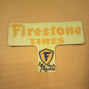 firestone tires ファイアーストーン ステッカー　ハーレー トライアンフ ＢＳＡ