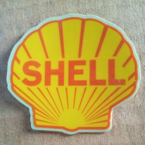 即決 ＳＨＥＬＬ ガソリン オイル ステッカー ヘルメット オイルタンク ウインドシールド