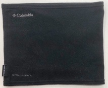 メンズ★Columbia★ネックウォーマー　黒　中古品_画像1