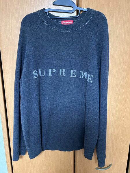 supreme logo sweater