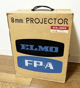 ELMO / エルモ ◆ 8mm プロジェクター 映写機 箱付【 FP-A 】昭和レトロ 当時物 アンティーク