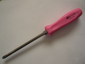 *Snap-on* Snap-on * hard grip *SDDP63IRA*NO.3* plus screwdriver * bolster attaching * pink * rare color *