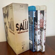 SAW ブルーレイ Blu-ray セット ソウ ジグソウ ホラー映画 ソリッドシュチュエーションスリラー BOX_画像2