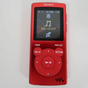 SONY ソニー NW-E062 2GB ウォークマン WALKMAN ポータブル Eシリーズ レッド 動作 管36