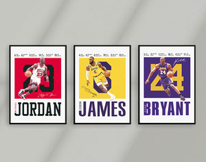  poster 3 pieces set [ NBA Michael * Jordan re Bronco - Be ]poster frame none 297×210mm -c1