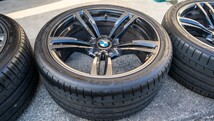 BMW M4 F82 ダブルスポーク 437M 鍛造ホイール ジェットブラック 純正オプション品 9J+ 29 10J+40 PCD120 5H FALKENタイヤ付き 4本セット_画像6