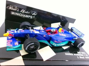 ミニチャンプス 1/43 レッドブル ザウバー ペトロナス C18 #11 J.アレジ 1999 (8179-453)