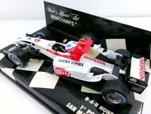 ミニチャンプス 1/43 BAR ホンダ 006 #9 1st ポールポジション サンマリノGP 2004 J.バトン タバコデカール仕様 (6143-49)_画像5