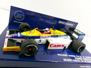 ミニチャンプス 1/43 ウィリアムズ ホンダ FW10 #5 ブランズハッチ 1985 ウィナー N.マンセル (8179-451)