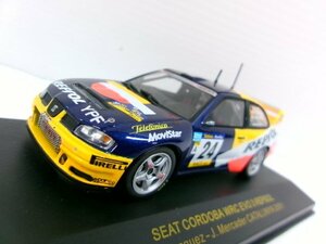 イクソ 1/43 セアト コルドバ WRC #24 エボ 3 レプソル カタルーニャラリー 2001 M.Blazquez (6144-101)