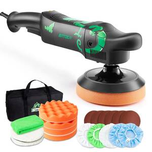 [ new goods ]BATOCA electric polisher 150mm 850W powerful motor sun da polisher 6 step shifting gears car burnishing scratch erasing grinding batokaT3