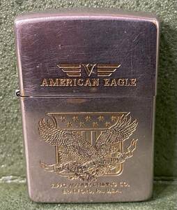 格安!! 99円スタート!! ZIPPO ジッポー AMERICAN EAGLE VⅡ アメリカン イーグル 1991年製 ライター 喫煙グッズ