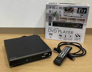 格安!! 99円スタート!! 美品 DVDプレーヤー 商品番号E17 GH-DVP1G-BK　株式会社グリーンハウス