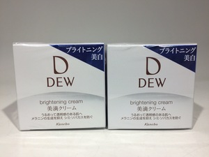 ♪【新品】★カネボウ DEW ブライトニングクリーム 30g クリーム フェイスクリーム×２個セット【送料無料】2023H2YO6-MIX10J-618-98