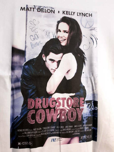 『ドラッグストアカウボーイ』Tシャツ 【 Mサイズ 】映画◆送料無料/新品◆マットディロン Drugstore Cowboy