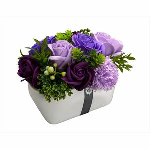 * purple * NEWf Lawrence soap flower stylish f Lawrence a-tifi car ru flower arrange arrangement flower 