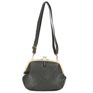 * black bulrush . bag shoulder mail order shoulder bag diagonal .. diagonal .. lady's bag retro style on back fake leather 