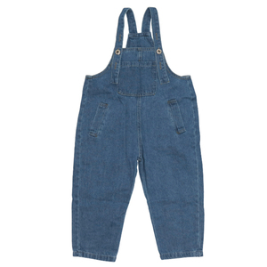 * blue * 100 overall Denim all-in-one mail order Denim overall Kids 100 110 120 130 140 150 160 elementary school student 