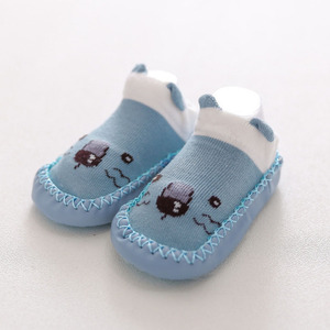 * голубой × Bear -* 13cm * baby носки lysks2 носки обувь детские носки носки пинетки обувь носки baby 