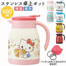 ☆ ドラえもんひみつ道具 卓上ポット 保温 通販 おしゃれ 保温保冷 ポット 600ml 卓上ポット キャラクター グッズ 小さめ 一人暮らし ミッ_画像3