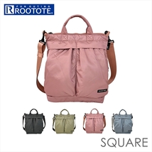 ☆ B-GRAY ☆ ROOTOTE1282　SC.スクエア.ハ゜フ-A ルートート トートバッグ 1282 ROOTOTE トートバック 2way ショルダー ショルダーバッグ_画像3