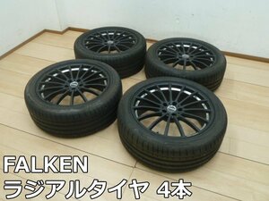 FALKEN ラジアルタイヤ 4本 AZENIS FK453 20インチ 255/45ZR20 ホイール VOLTEC 5穴 サマータイヤ タイヤ ボルテック アゼニス ファルケン