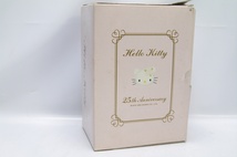 ハローキティ 25周年 記念 モヘアドール キティ サンリオ ドール 変色 パッケージダメージ有 現状品_画像6