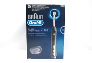 ブラウン ORAL-B BLACK プラチナブラック 7000 電動歯ブラシ 未使用 開封品 D34.545.6X オーラルB BRAUN