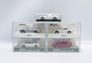 レア！ 約5cm KATO ミニカー スープラ FTO フェアレディZ JZA80 DE2A DE3A Z32 シルバー ホワイト レッド まとめて カトー ミニチュア 871