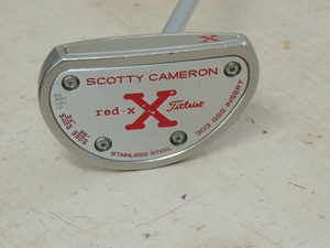 中古　Titleist タイトリスト　SCOTTY CAMERON red・X2　スコッティ キャメロン レッドX2　パター　ゴルフクラブ 管77