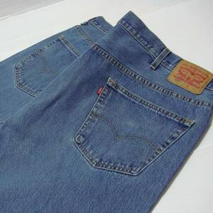 ■ 厚手デニム 14.5oz ^ ^ リーバイス550-4886 バギー■ W[46 inch] 実寸116cm L74cm [ 股 裾に擦れ無し ] アメリカ USA古着 M11■送料520