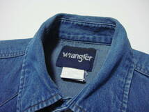 ■USA古着 ^ ^ ラングラー/Wrangler 【 デニム地 ウエスタンシャツ 2L 】 アメリカ ワークシャツ ■ウエスタンシャツ大量出品中■送料520_画像4