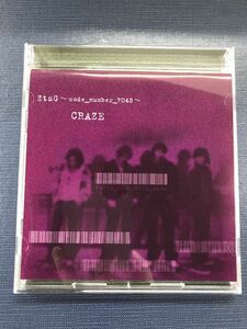 CD　CRAZE　Ztsg～code-number-7043　全11曲収録　　※ケースは新品と交換しました！ディスクもキレイです！