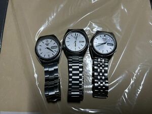 SEIKO5 腕時計 ３本セット　ジャンク　セイコー 