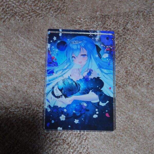夜星アウル 光る美少女展3 アクリルブロック小