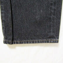 CAL O LINE キャルオーライン デニムパンツ CAL1969 22AW JEANS SELVEDGE 13oz ストレート コットン 日本製 ブラック 黒 32 27090114_画像4