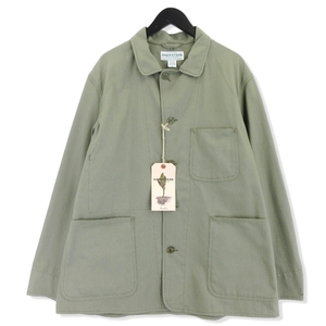 未使用 SASSAFRAS ササフラス スプレイヤージャケット SF-211749 Sprayer Jacket オリーブ L タグ付き 20017842