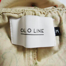 CAL O LINE キャルオーライン バンダナ柄 イージーパンツ CL231-095 23SS BANDANA EASY PANTS コットン 日本製 ベージュ M 27090201_画像7