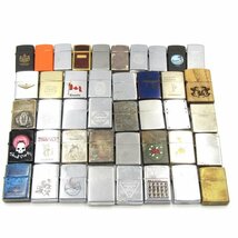 【1円～】ZIPPO ジッポー ジャンク まとめ売り 42点セット スリムSTERLING/レプリカ/MILD SEVEN 1980-2016年製 50017049_画像1