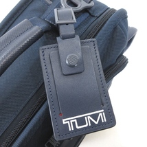 美品 TUMI トゥミ ミッド3WAYバッグ ALPHA 3 SHIPS別注 2203197NVS3E 118-43-3590 ブリーフケース リュック ネイビー 65005136_画像9