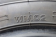 DUNLOP・ダンロップ　185/70R14 スタッドレスタイヤ　ウインターマックス　WM02　中古4本セット_画像8