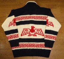 ★FREEサイズ【OLD CANADIAN/HOUSTON/ヒューストン】イーグル/サンダーバード/カウチン/セーター/100%WOOL/ニット/3508/★_画像2