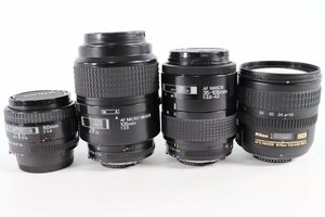 【4点】 Nikon ニコン NIKKOR 50ｍｍ F1.4 105ｍｍ Ｆ2.8 35-105ｍｍ F3.5-4.5 18-70mm F3.5-4.5 単焦点レンズ ズームレンズ 一眼 0047-MS