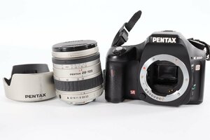 【3点】 PENTAX ペンタックス デジタル 一眼レフ ボディ K200 レンズ フード PH-RBC 58mm SMC PENTAX-FA 28-105mm F3.2-4.5　0037-KF