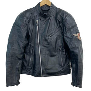 【即決】 DAINESE ダイネーゼ レザージャケット Chiodo TT leather ISLE OF MAN アイルオブマン 黒系 ブラック系 サイズ48　4798-100