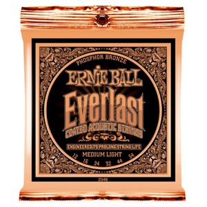 アーニーボール ERNIE BALL 2546 Everlast Coated PHOSPHOR BRONZE MEDIUM LIGHT アコースティックギター弦