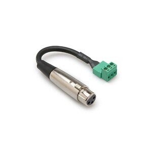 Hosa PHX-106F BULK XLR Canon женский - евро блок мужской конверсионный адаптор 