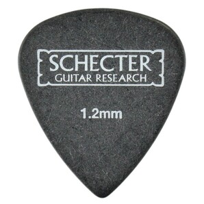 SCHECTER SPT-EP10 BK ティアドロップ型 EX HARD ポリアセタール ギターピック×10枚の画像1